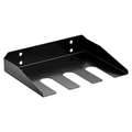 Wall-Mounted 3-Slot Power Tool Holder – Black Steel