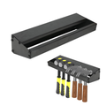 Wall-Mounted Hammer & Hand Tool Organizer Rack – Black Steel